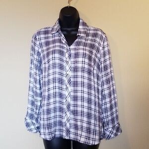 NWT Talbots Button Up Top